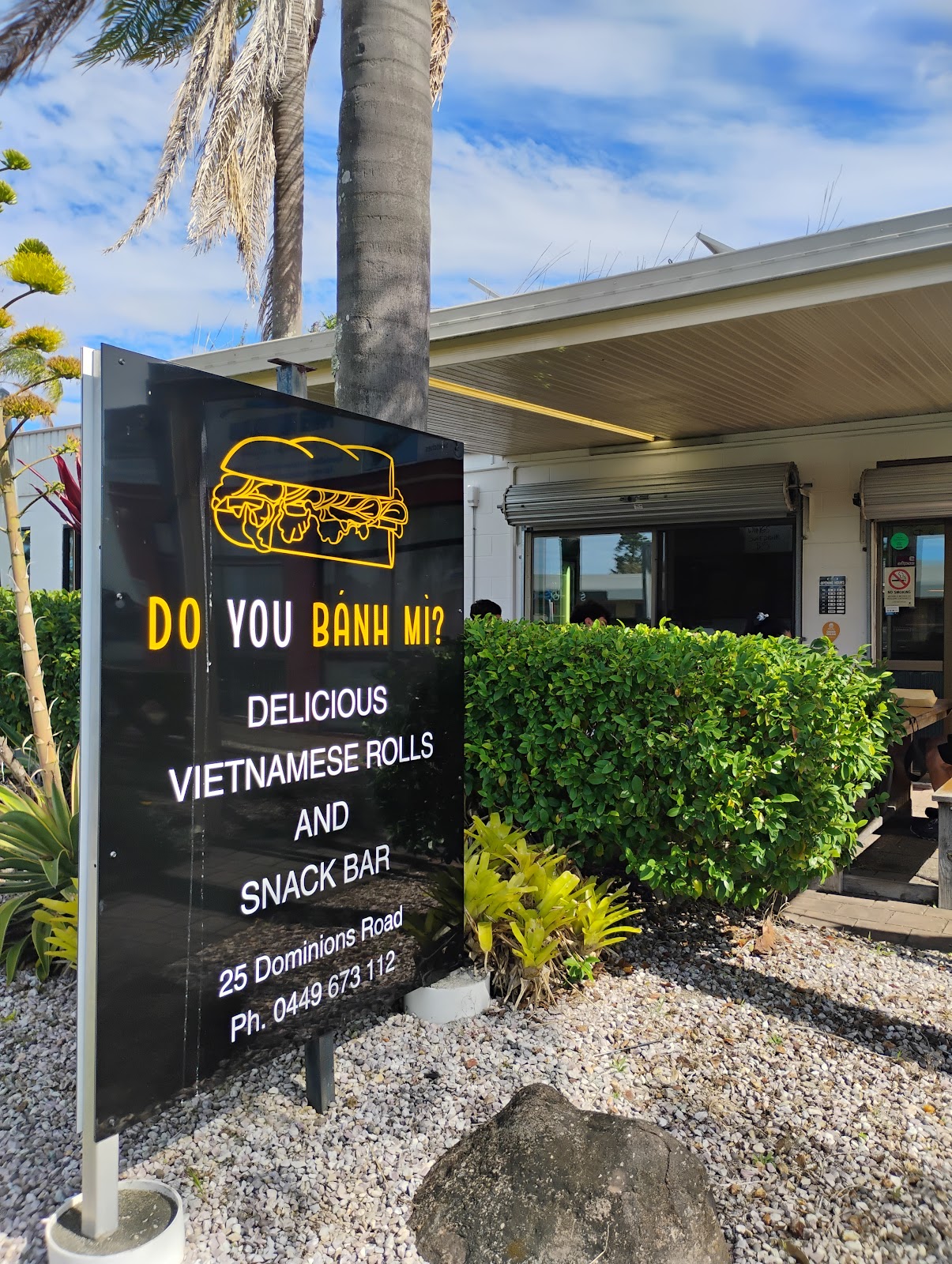 The Do you Bánh mì? sign out the front at 25 Dominions Road